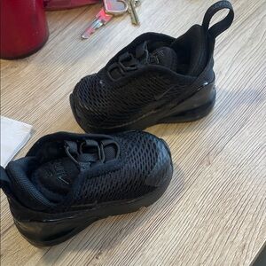 Nike Kids Black Mesh Sneakers